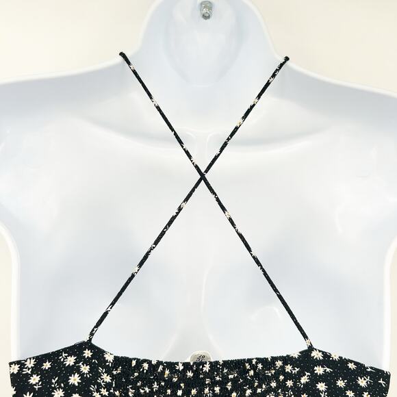 Oak + Fort‎ Womens Preppy Girly Spring Ditsy Floral Daisy Cami Mini Dress Size S - Picture 6 of 9